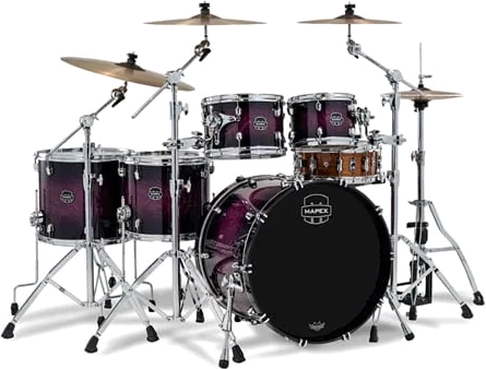 Mapex Saturn VI Studioease 22" 5pc Shell Pack - Royal Purple Burst