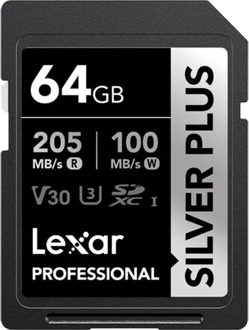 Lexar SILVER PLUS SDXC UHS-I 64GB