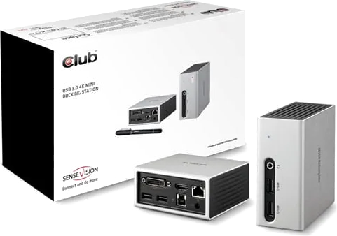 Club 3D SenseVision USB 3.0 4K Mini Docking Station