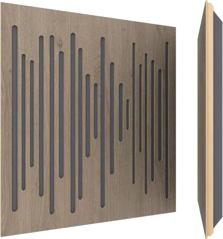 Vicoustic B05763 Wavewood Ultra Lite Brown Oak - Box of 8