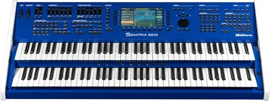 Bohm - Sempra SE 30, 3.0 Pro-Lib, Stage & Studio DB Workstation Organ with Two-Manual Sempra Keyboard