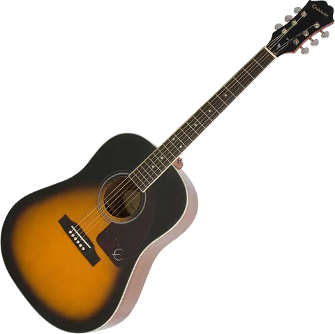 Epiphone - J-45 Studio - Vintage Sunburst, Solid Sitka Spruce Top, Layered Mahogany Back and Sides