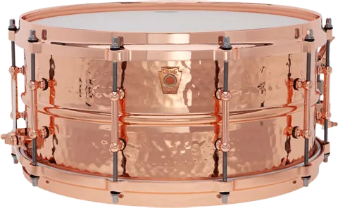 Ludwig Copperphonic 14" x 6.5" Hammered Snare Drum w/Copper Parts