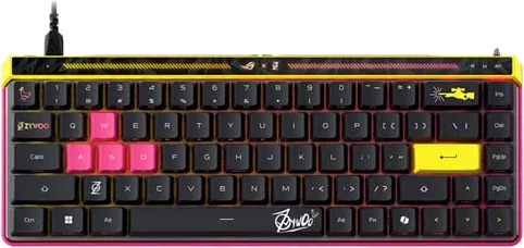 ASUS ROG Falchion Ace HFX ZywOo Edition Wired 65% US Layout RGB Gaming Keyboard Black