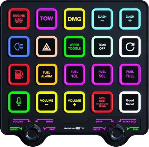BavarianSimTec ControlCenter Control Panel for Racing Simulators