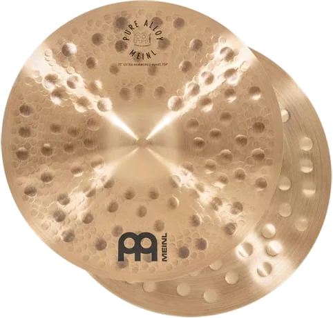 Meinl 15" Pure Alloy Extra Hammered Hihat Cymbals
