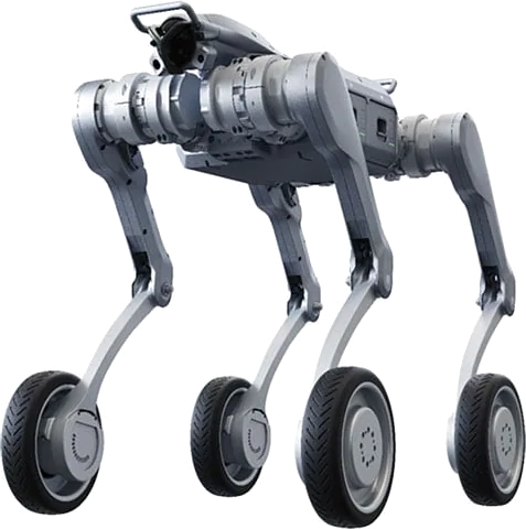 Unitree A2-W Standard Industrial Quadruped Robot with Wheels