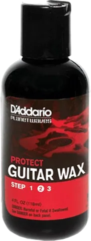 D'Addario Protect Liquid Carnauba Wax Step 2 of 3, 1oz