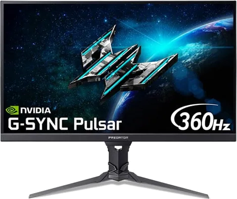 Acer Predator NVIDIA Pulsar XB273UF5 27" 2K QHD 360Hz G-SYNC VESA DisplayHDR 600 IPS Gaming Monitor