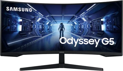 Samsung Odyssey G55T 34" UWQHD 165Hz FreeSync Premium VA Gaming Monitor