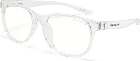 GUNNAR Optiks Rush Teen Blue Light Filter Gaming Glasses, Crystal, Clear Tint