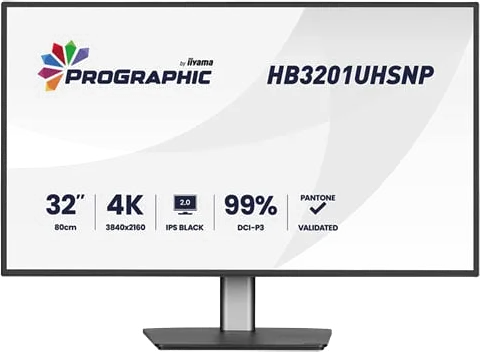 iiyama ProGraphic HB3201UHSNP-B1 4K UHD Monitor