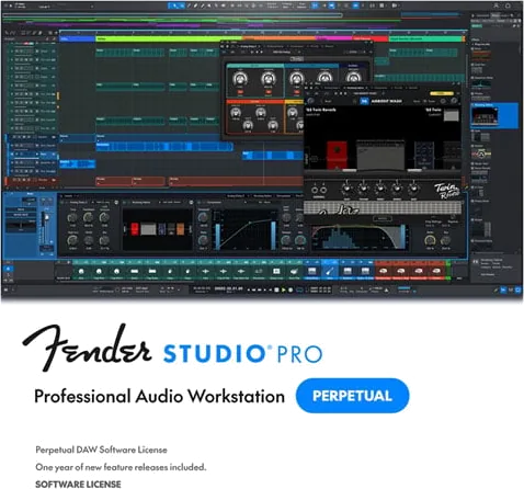 Fender - Studio Pro DAW Recording Software Perpetual License