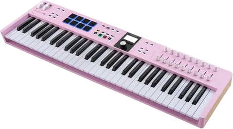 Arturia Keylab Essential 61 Mk3 Controller Keyboard - Limited Edition Rose Quartz