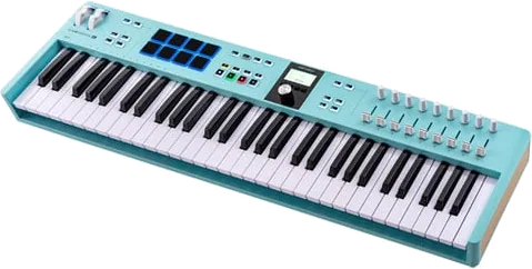 Arturia Keylab Essential 61 Mk3 Controller Keyboard - Limited Edition Aquamarine
