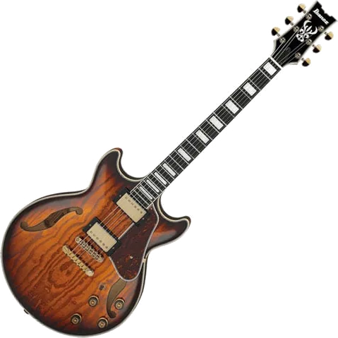 Ibanez AM93QA-VVH Hollowbody Electric Guitar