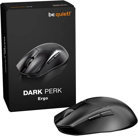 be quiet! Dark Perk Ergo Wireless / Wired Gaming Mouse Black