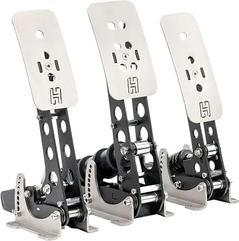 Heusinkveld Sprint 3 Pedal Brake, Throttle and Clutch Set Black