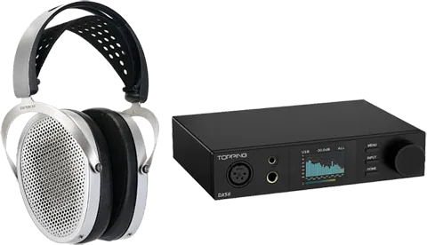 HiFiMAN Edition XV Headphones with Topping DX5II Amp and DAC Combo