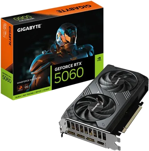 Gigabyte GeForce RTX 5060 WINDFORCE MAX OC 8GB