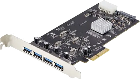 StarTech.com 4-Port USB 3.2 Gen1 Type-A PCIe Expansion Card