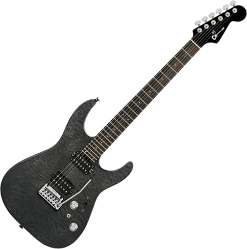 Charvel Pro-Mod Plus DK24 HH 2PT EB QM, Ebony Fingerboard - Midnight Ocean