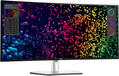 Dell UltraSharp 40" 5K WUHD 120Hz Curved HDR600 IPS-Black Thunderbolt4 KVM Hub Monitor Speakers