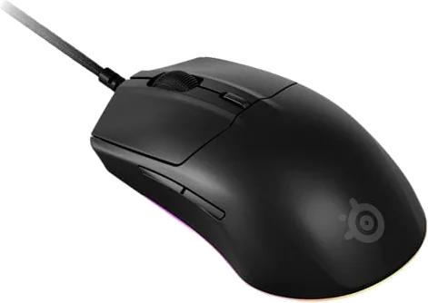 SteelSeries Rival 3 Gen 2 Black RGB 8500 DPI Optical Wired Gaming Mouse