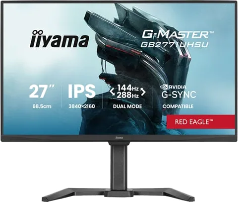 iiyama GB2771UHSU-B1 27” 4K 144Hz / 1080p 288Hz Dual Mode IPS Monitor