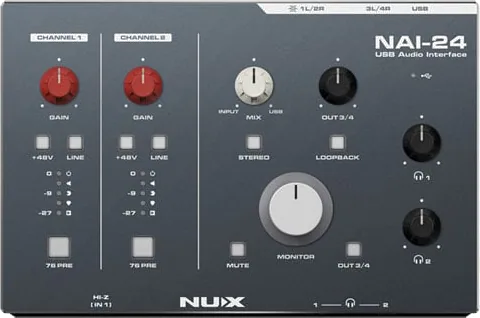 NUX NAI-24 USB Audio Interface