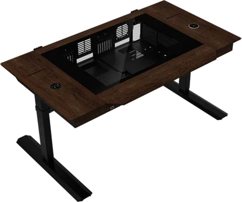 Lian Li DK07 Wood Dual System Motorised Gaming Desk / Case