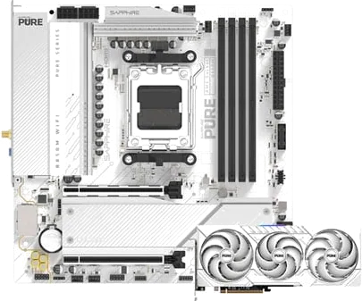 Sapphire Radeon RX 9070 XT PURE + Sapphire PURE B850M WIFI Bundle
