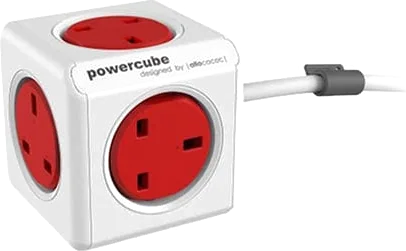 Allocacoc PowerCube 'Extended' 3m 5-Socket Mains Extension Lead