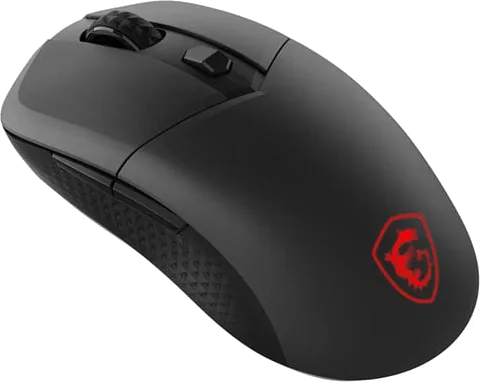 MSI Versa 300 Wireless 8K Black RGB 8000 DPI Optical Wireless Gaming Mouse