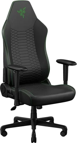 Razer Iskur V2 X NewGen Black / Green EPU Leather Adjustable Gaming Chair