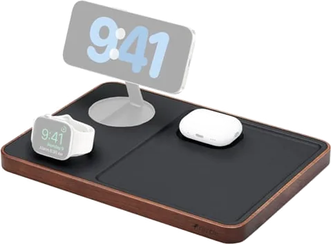 Nimble Valet 3-in-1 Wireless Charging Organiser