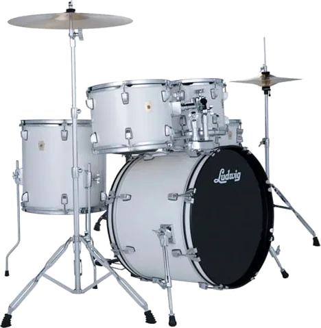 Ludwig Accent Fuse Kit - Snow Dust