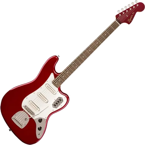 Squier - FSR Classic Vibe Bass VI, SSS, 30" Scale, Laurel Fingerboard, Candy Apple Red