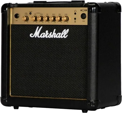 (B-Stock) Marshall MG15R 15W Black and gold Guitar Combo