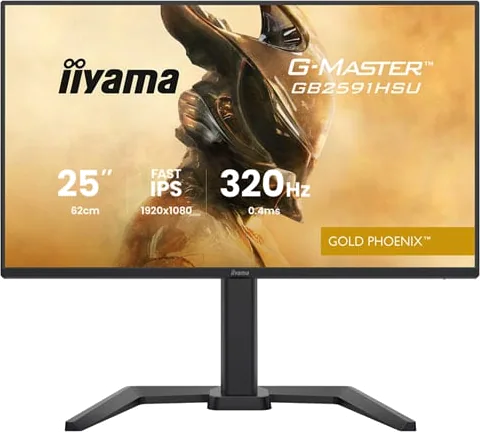 iiyama G-Master GOLD PHOENIX GB2591HSU-B1 25” FHD 320Hz G-Sync Compatible IPS Gaming Monitor