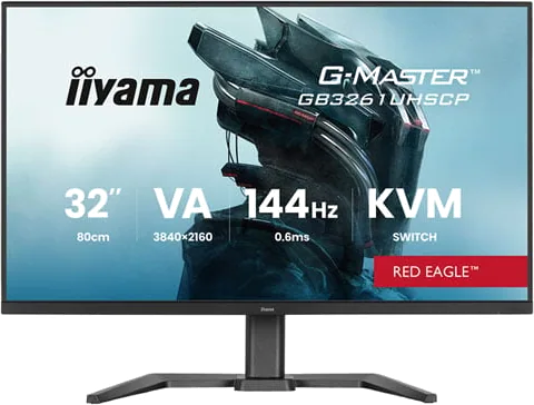 iiyama G-Master RED EAGLE 32” 4K 144Hz FreeSync Premium Gaming Monitor