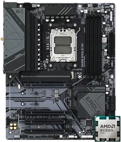 Gigabyte B650 EAGLE + AMD Ryzen 7 PRO 7745 OEM Bundle