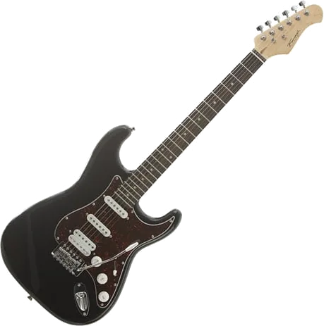 Fairclough - S-Style Electric Guitar Black HSS