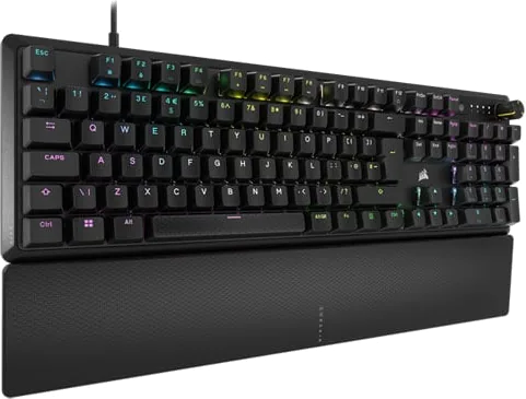 CORSAIR K70 CORE RGB With Wrist Rest Mechanical Gaming Keyboard Factory Refurbished