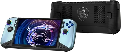 MSI Claw 8 AI+ A2VM Intel Core Ultra 7 Glacier Blue Handheld Gaming Console