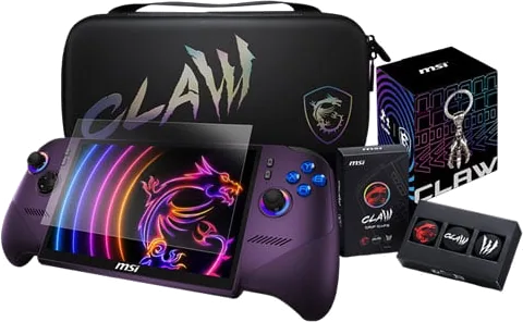 MSI Claw 8 EX AI+ CG3EM-017UK Launch Pack Intel Arc G3 Extreme Handheld Gaming Console