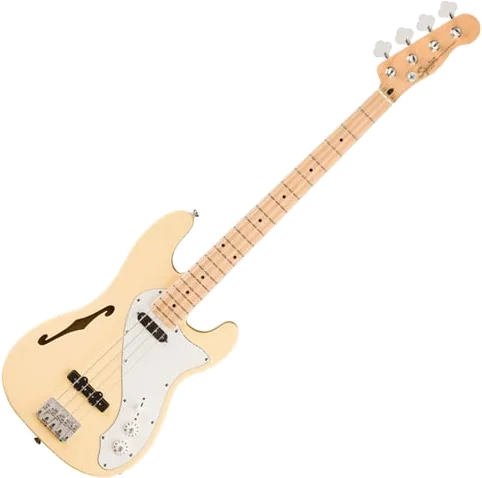 Squier Paranormal Precision Bass Thinline SJ, Vintage White