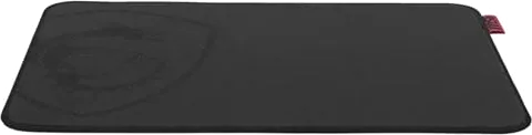 MSI AGILITY GD23 Gaming Mouse Pad, Black, Medium, Cloth Surface, Natural Rubber Base, Stitched Edges, 320x220mm