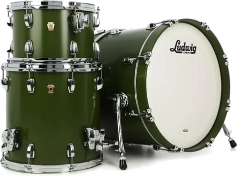 Ludwig Classic Maple FAB 22" 3pc Shell Pack - Heritage Green