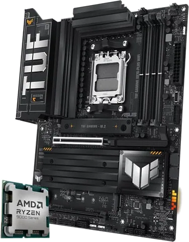 ASUS TUF GAMING X870-PLUS WiFi + AMD Ryzen 7 9800X3D Bundle
